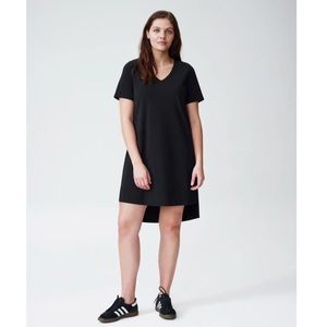 Universal Standard Tesino Washed Jersey Dress Navy